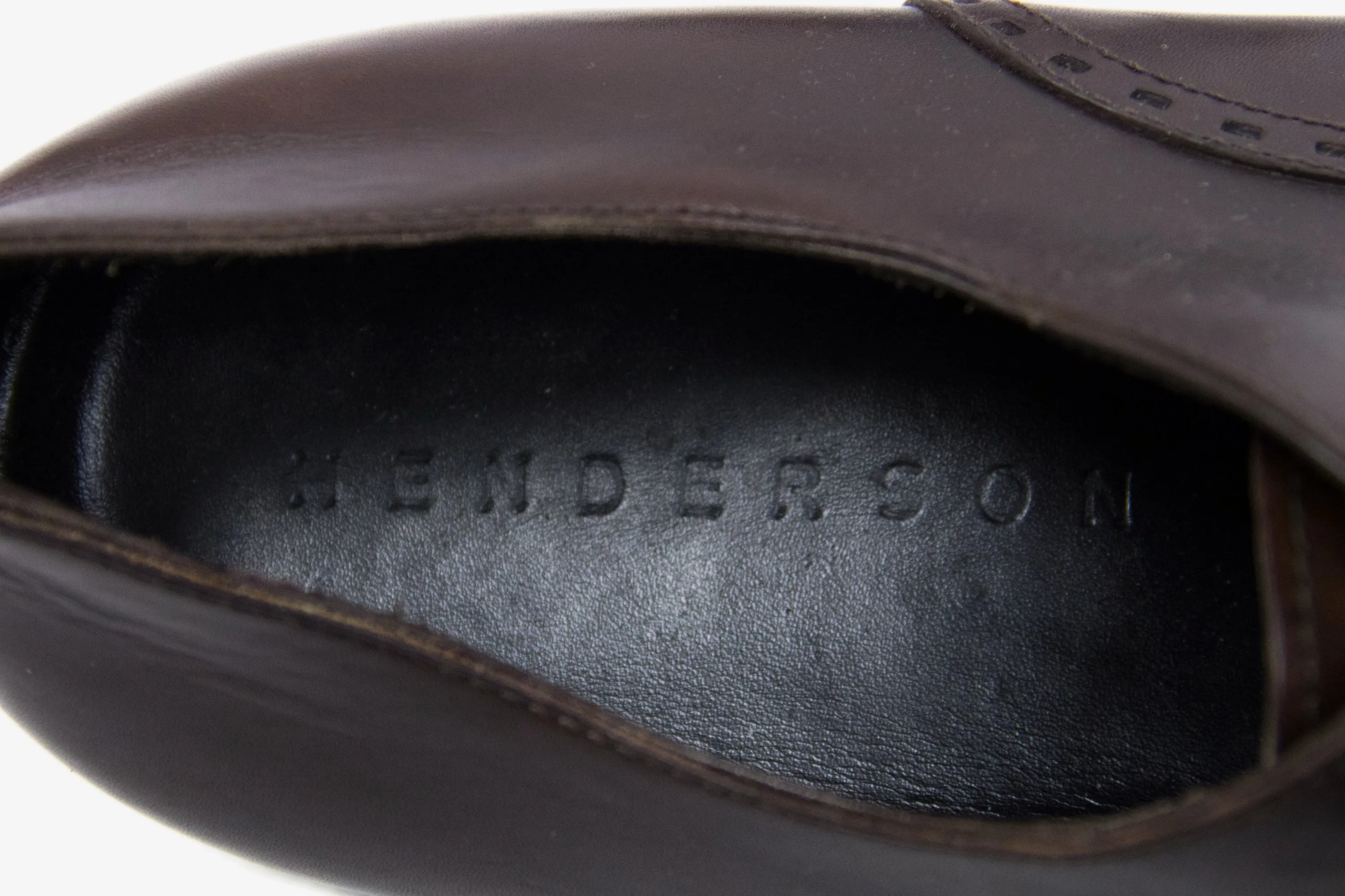 HENDERSON Cap Toe Oxford Shoes SIZE 45, UK 11, US 12