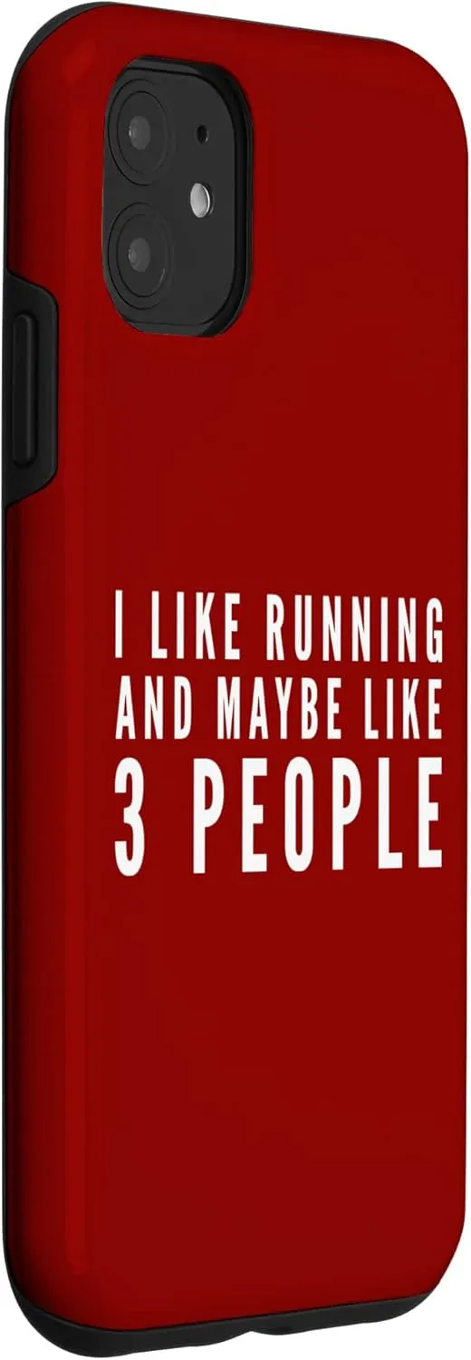 iPhone 11 Funny Running Marathon Runner Fitness Sports Trainer Humor Case