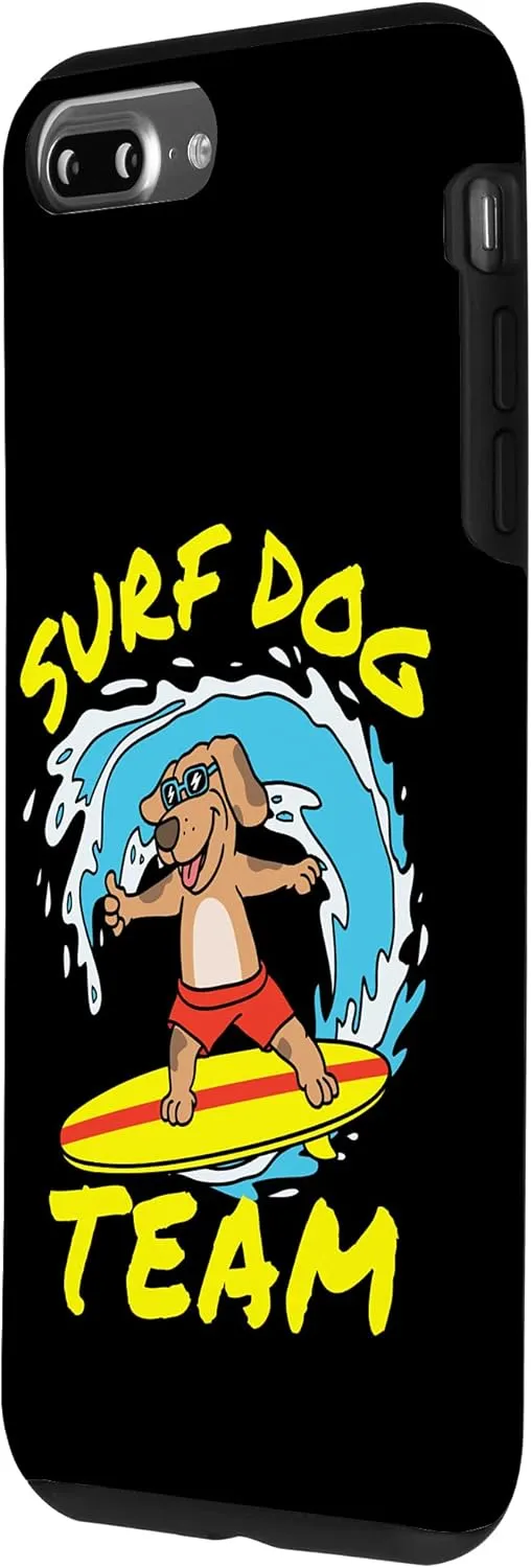 iPhone 7 Plus/8 Plus Dog Surfing Surf Dog Team Surfboard Wave Competition Case