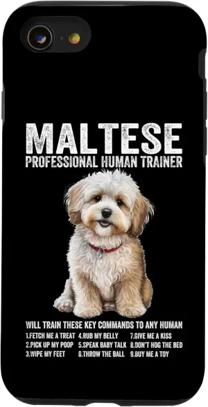 iPhone SE (2020) / 7 / 8 Maltese Professional Human Trainer Maltese Dog owner Lovers Case