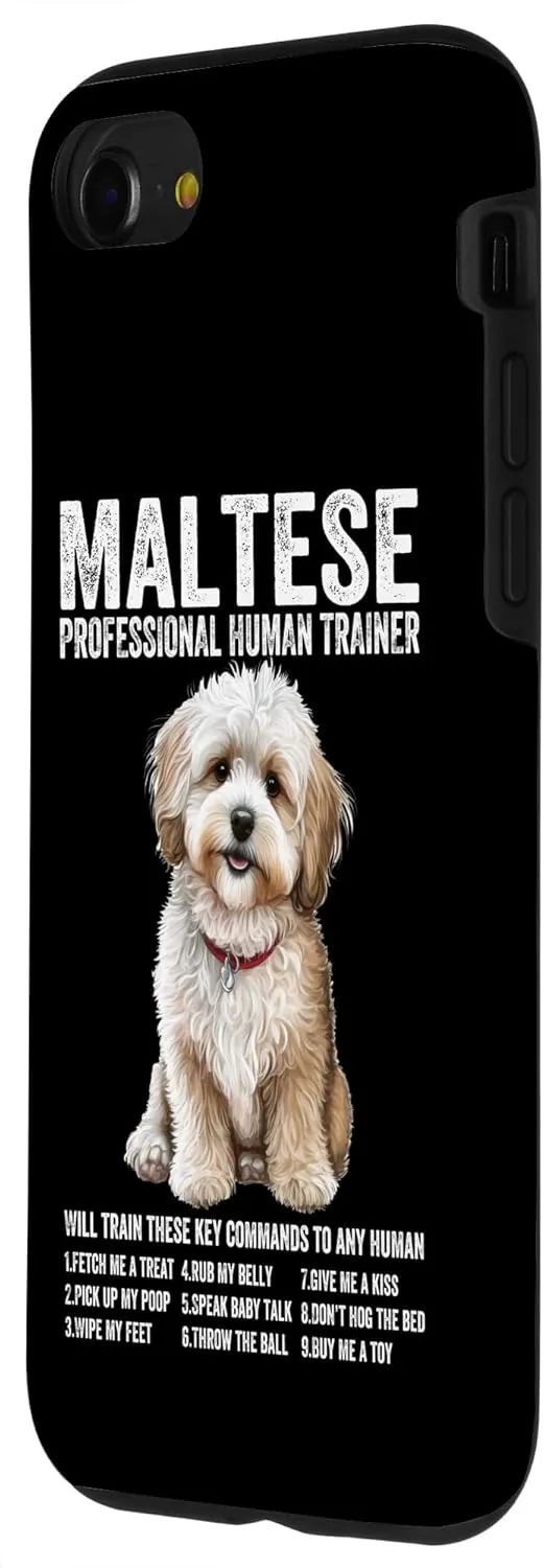 iPhone SE (2020) / 7 / 8 Maltese Professional Human Trainer Maltese Dog owner Lovers Case
