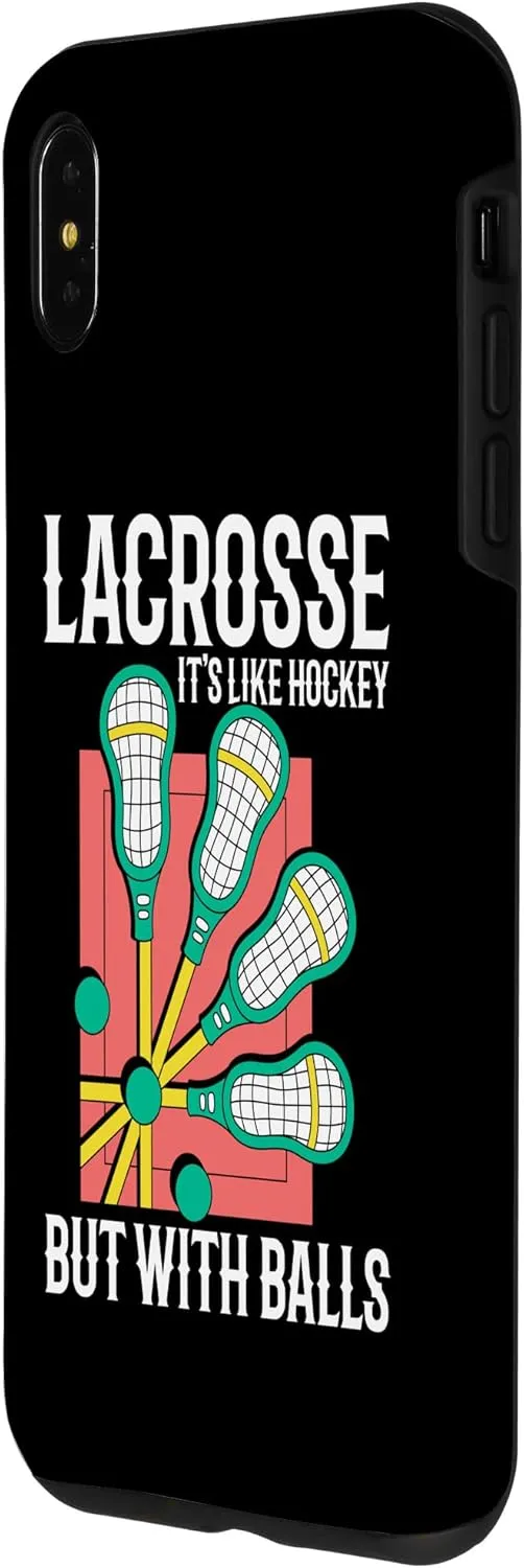 iPhone XS Max Funny Lacrosse Saying Player Team Trainer Lacrosse Case