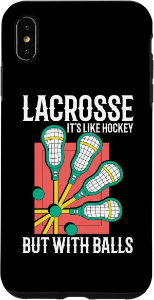 iPhone XS Max Funny Lacrosse Saying Player Team Trainer Lacrosse Case