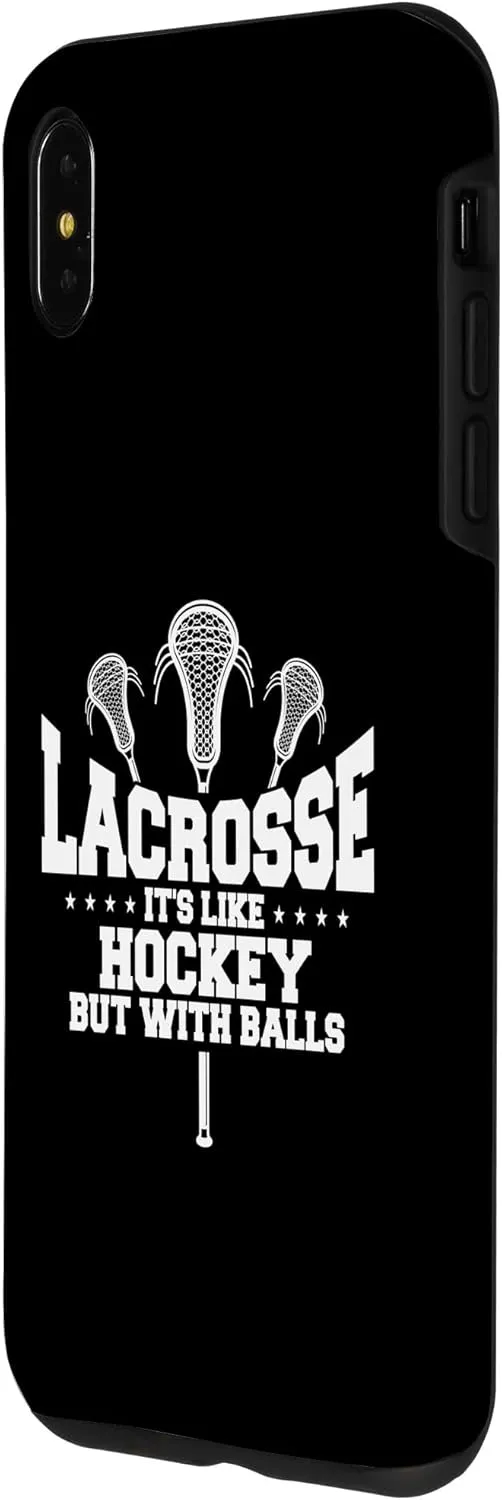 iPhone XS Max Funny Lacrosse Saying Player Team Trainer Lacrosse Case