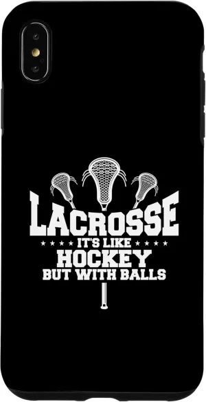 iPhone XS Max Funny Lacrosse Saying Player Team Trainer Lacrosse Case