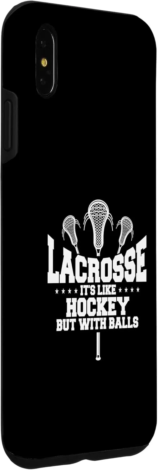 iPhone XS Max Funny Lacrosse Saying Player Team Trainer Lacrosse Case