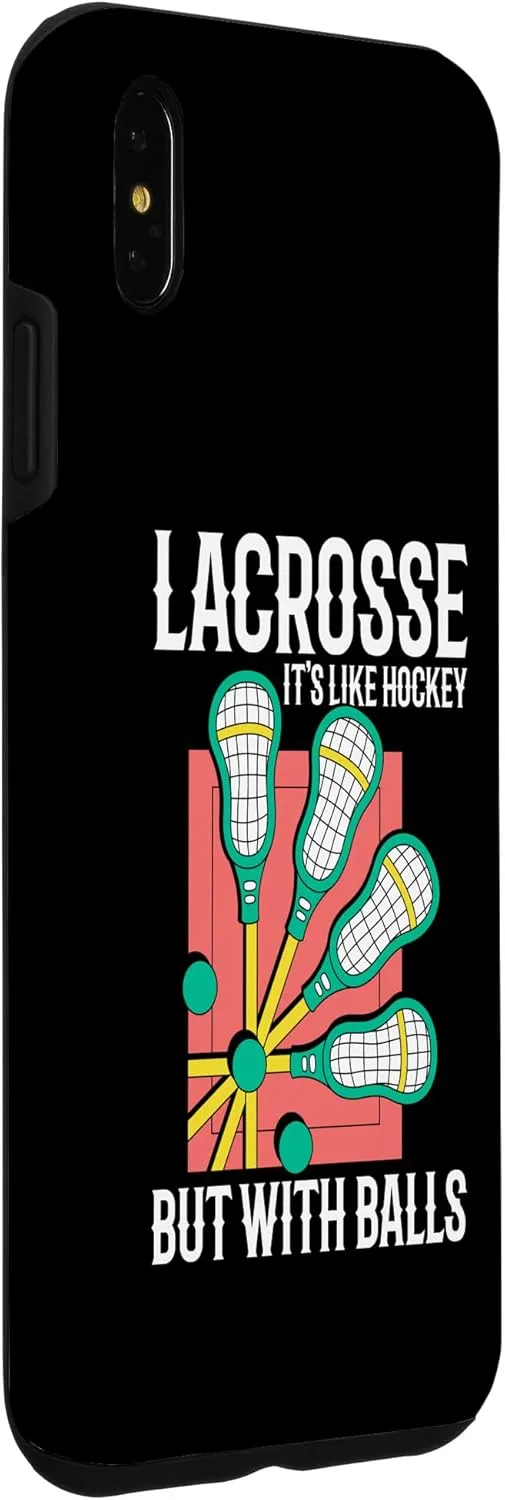 iPhone XS Max Funny Lacrosse Saying Player Team Trainer Lacrosse Case