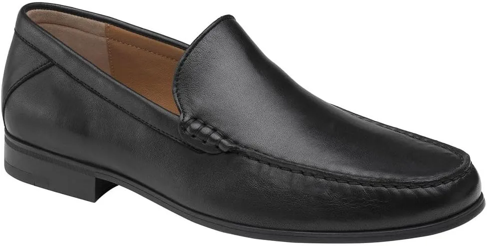 Johnston & Murphy Hawkins Venetian Black Glove Leather 11 M (D)