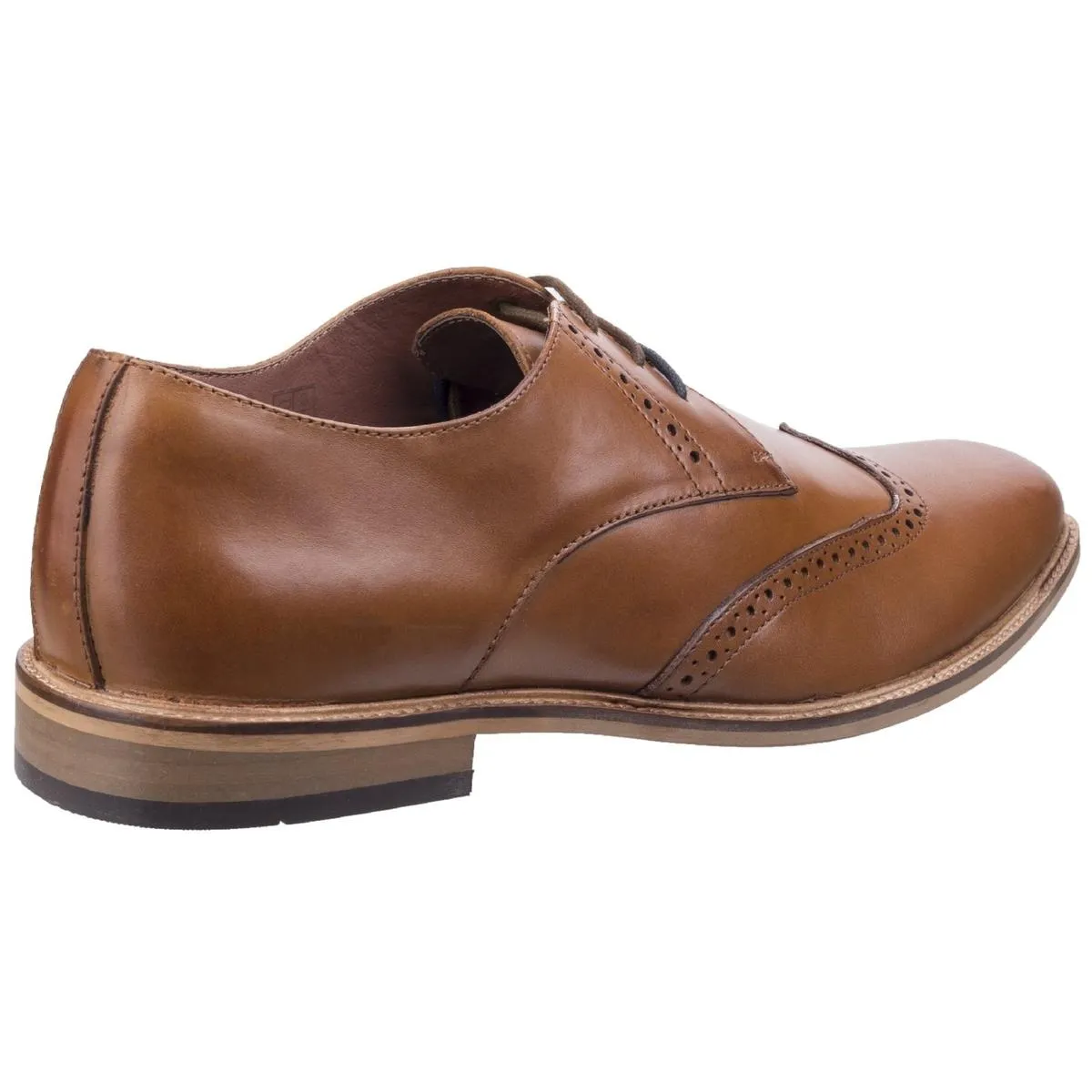 Lambretta Franky Brogue King Lace Shoe Tan