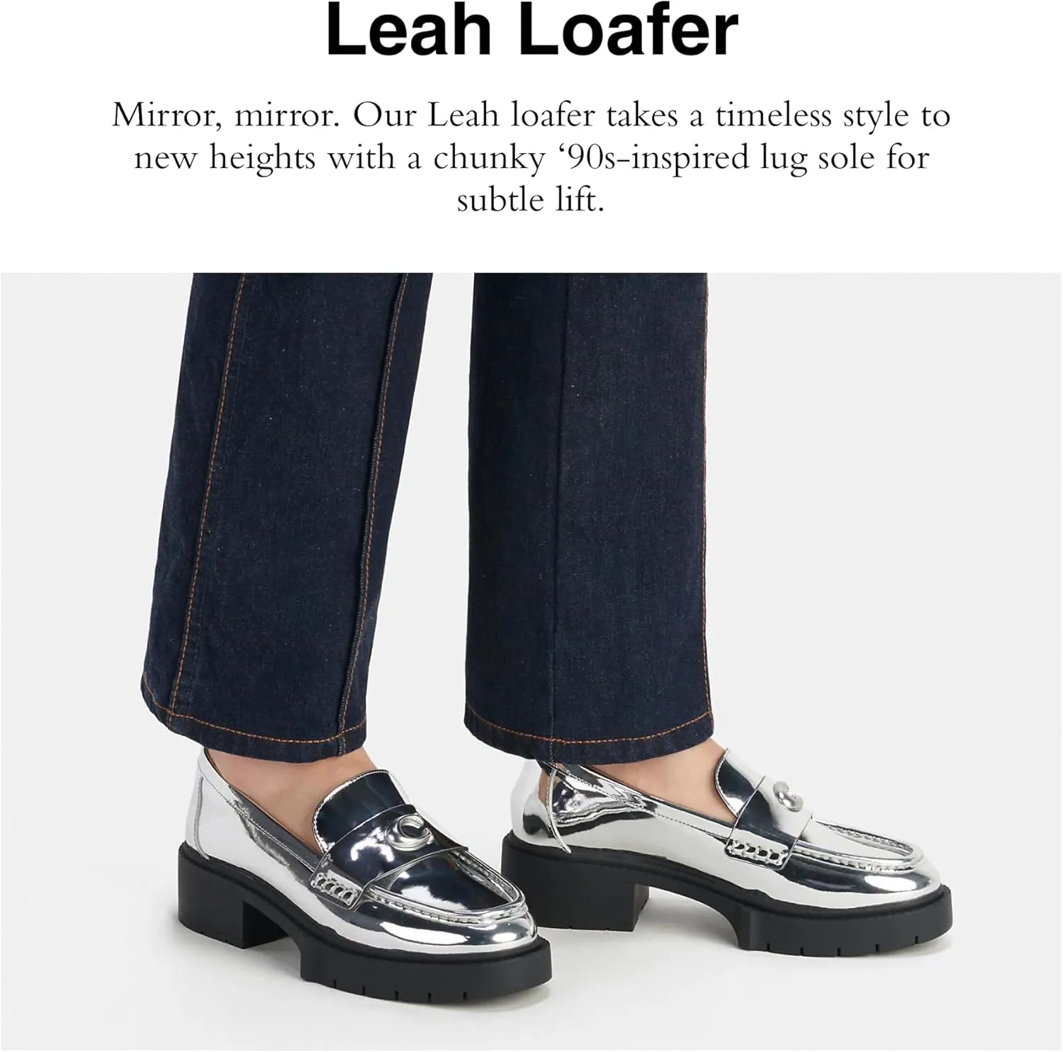 Levi's Women's Leah Metallic Leather Loafer