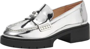 Levi's Women's Leah Metallic Leather Loafer