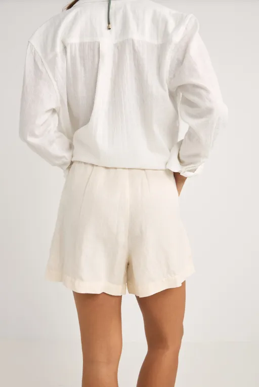 Linen Elasticated Short