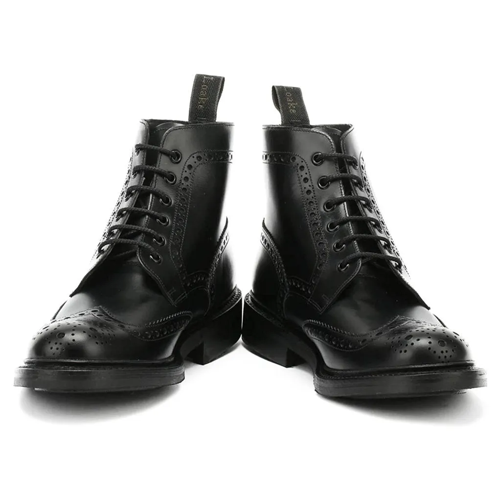 Loake Bedale Burnished Leather Men's Brogue Derby Boots