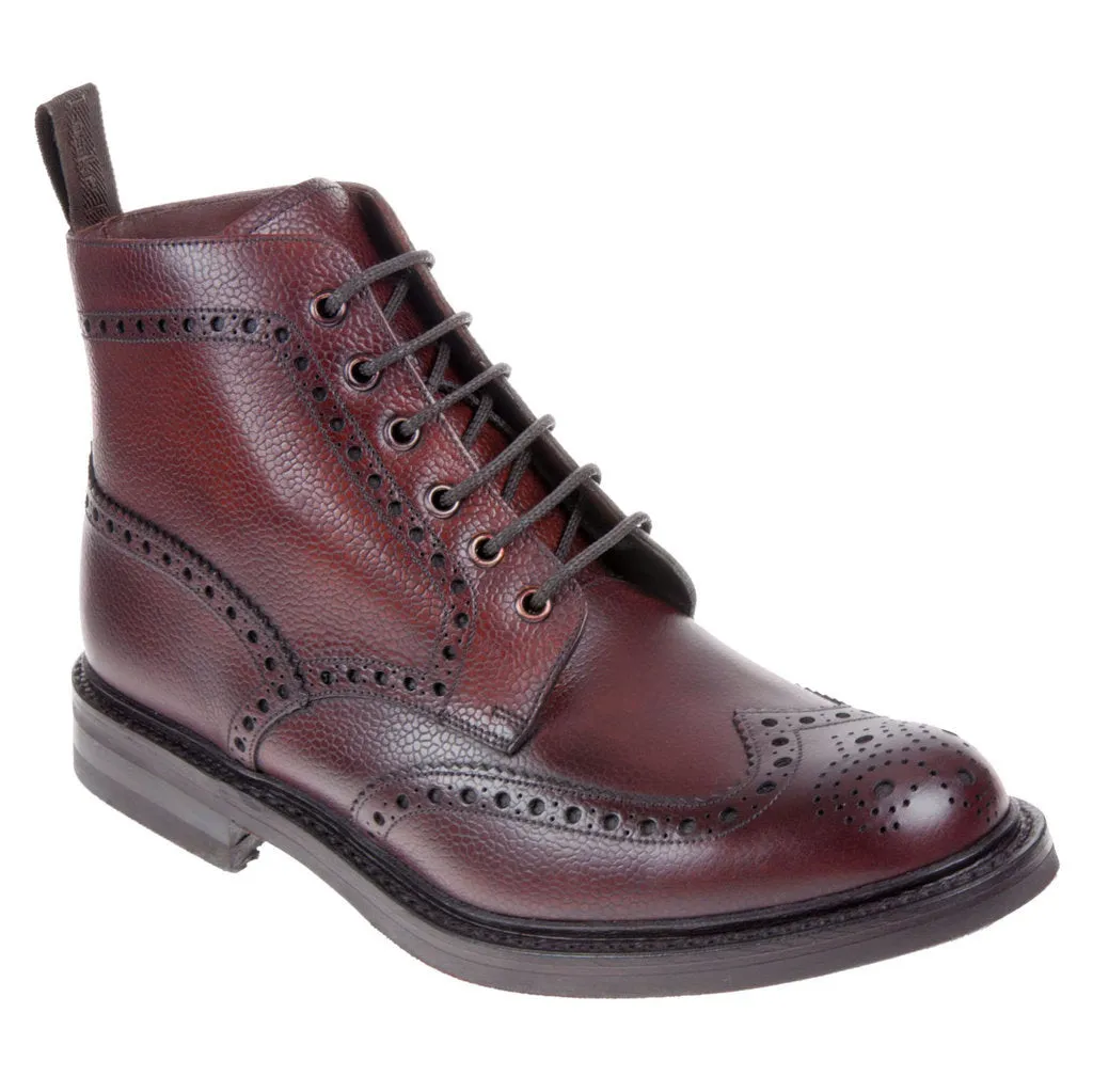 Loake Bedale Burnished Leather Men's Brogue Derby Boots