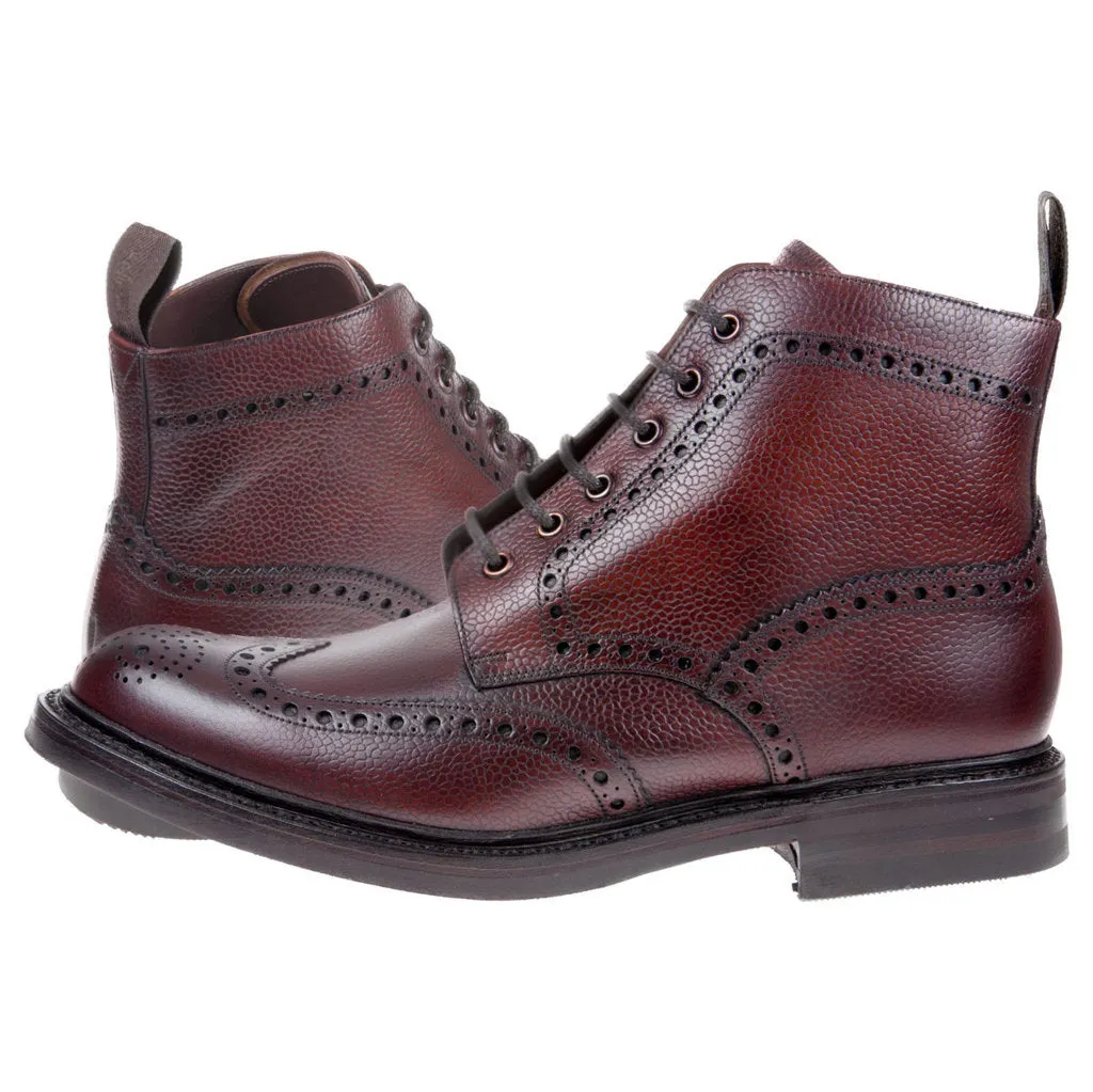 Loake Bedale Burnished Leather Men's Brogue Derby Boots