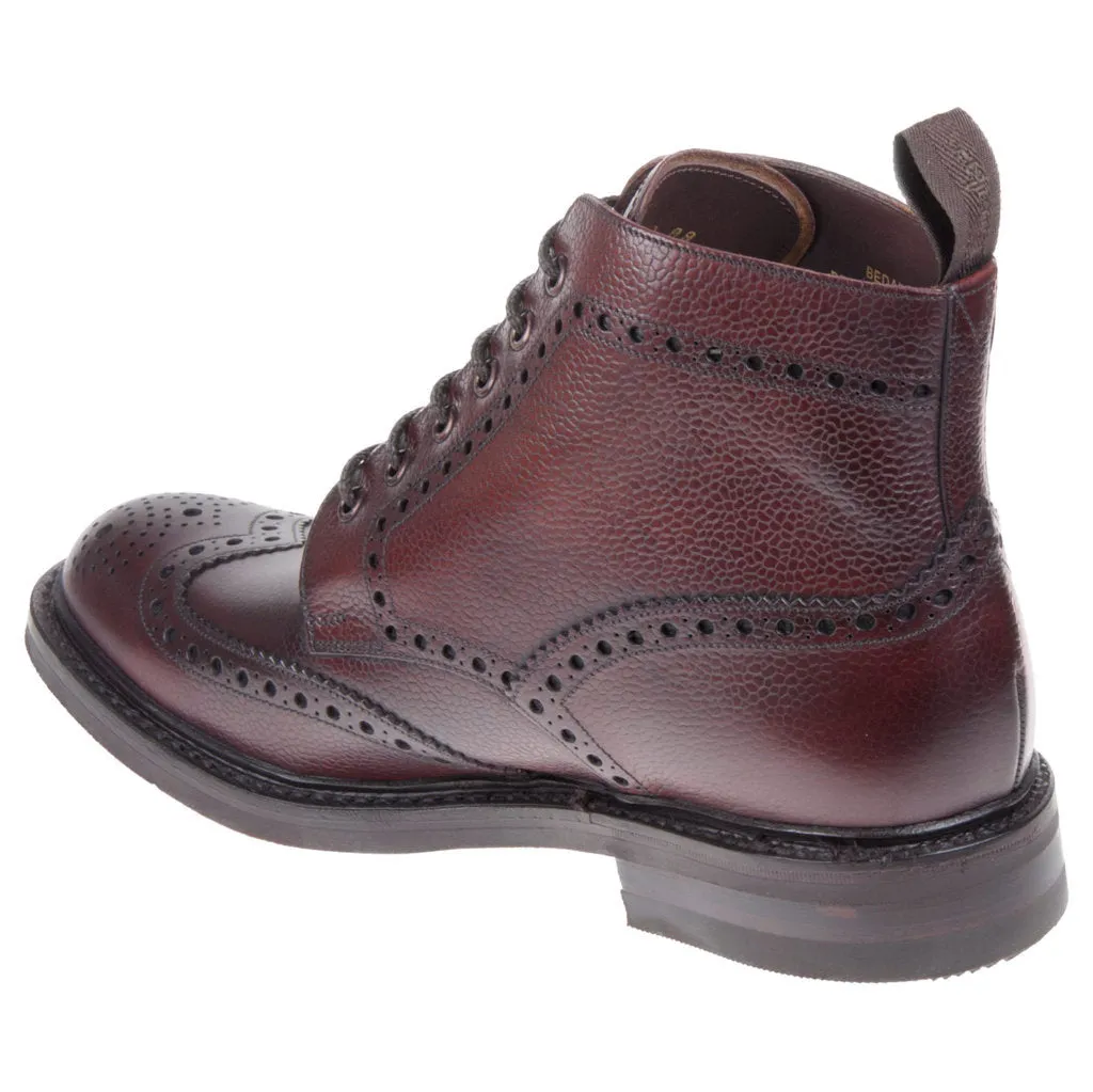Loake Bedale Burnished Leather Men's Brogue Derby Boots