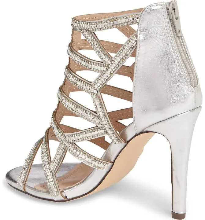 LORRAINE Caged Dress Prom Rhinestone LAUREN Lightweight Pumps Wedding Rae Evening Sandals Premium for less