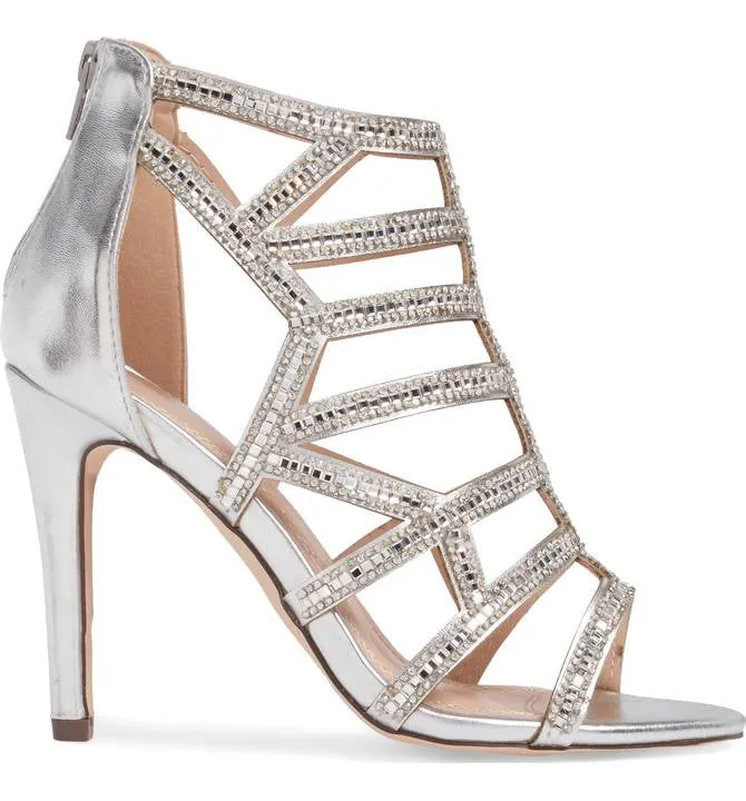 LORRAINE Caged Dress Prom Rhinestone LAUREN Lightweight Pumps Wedding Rae Evening Sandals Premium for less