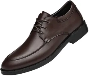 Men Oxford Shoes Classic Lace Up Evening Cap Toe Design Vegan Leather Anti-Slip Non Slip Office Business