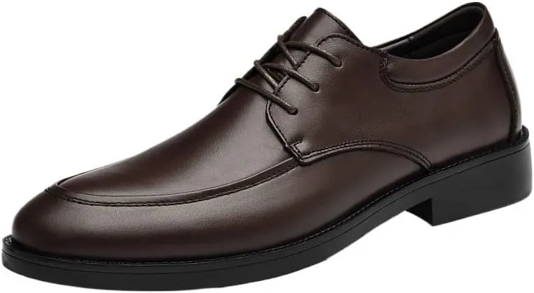Men Oxford Shoes Classic Lace Up Evening Cap Toe Design Vegan Leather Anti-Slip Non Slip Office Business