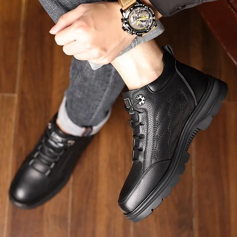 Men's Brogue Oxfords Comfort Hand Stitched Business Formal Derby Shoes for Men