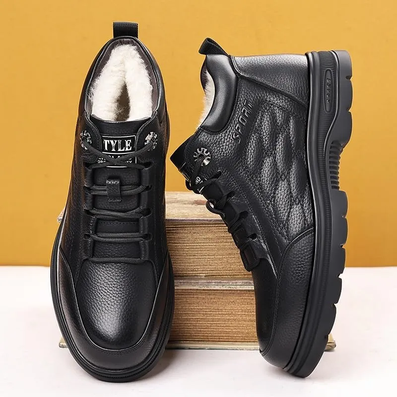 Men's Brogue Oxfords Comfort Hand Stitched Business Formal Derby Shoes for Men
