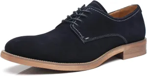 Mens Cap Toe Oxford Leather Lace Up Classic Comfortable Modern Formal Business Dress Shoes for Men