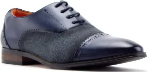 Men's D-582 Baker Derby Cap Toe Lace Up Combined Dress Shoes