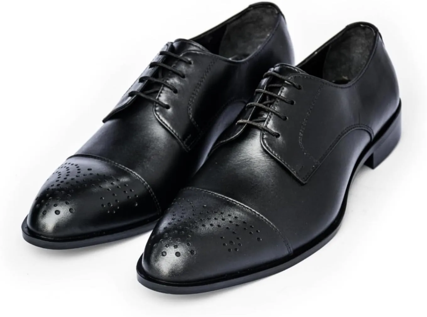 Men's Dress Shoes Handmade Leather Formal Business Oxford Shoes Premium Brogue Derby Retro Dress Shoes for Men