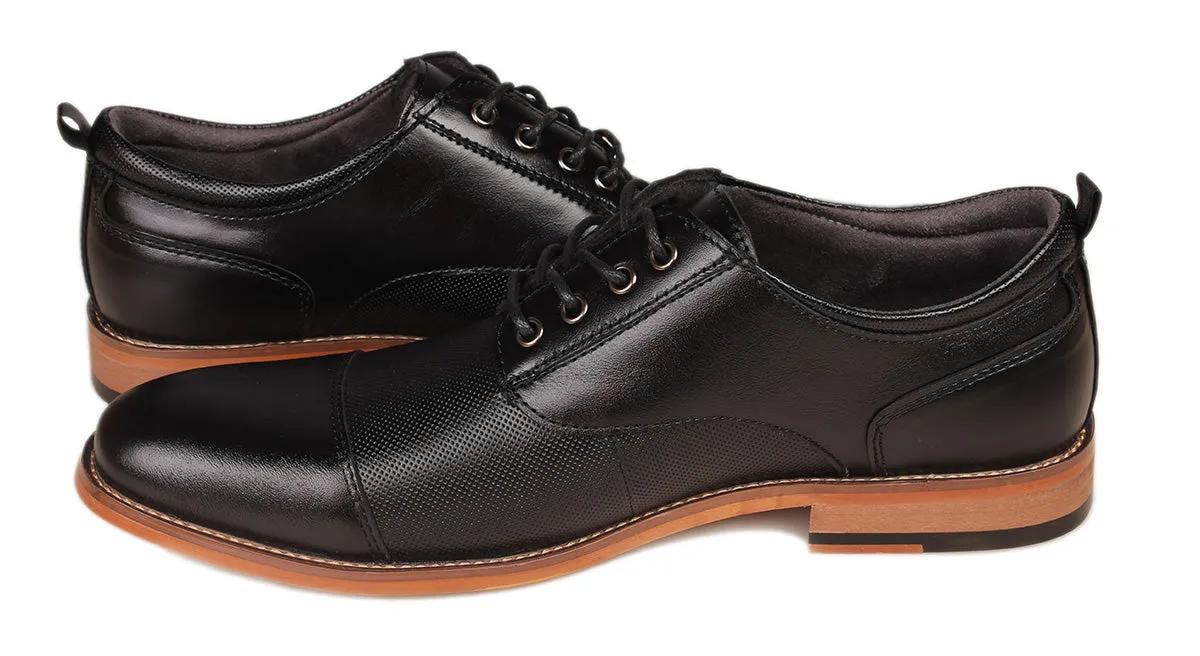 Men's Leather Cap Toe Oxford Shoe