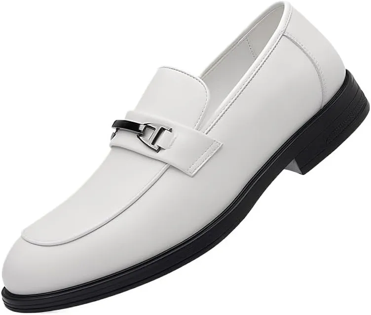 Mens Modern Classic Slip On Oxfords Men's Patent Leather Wingtip Brogue Dress Shoes
