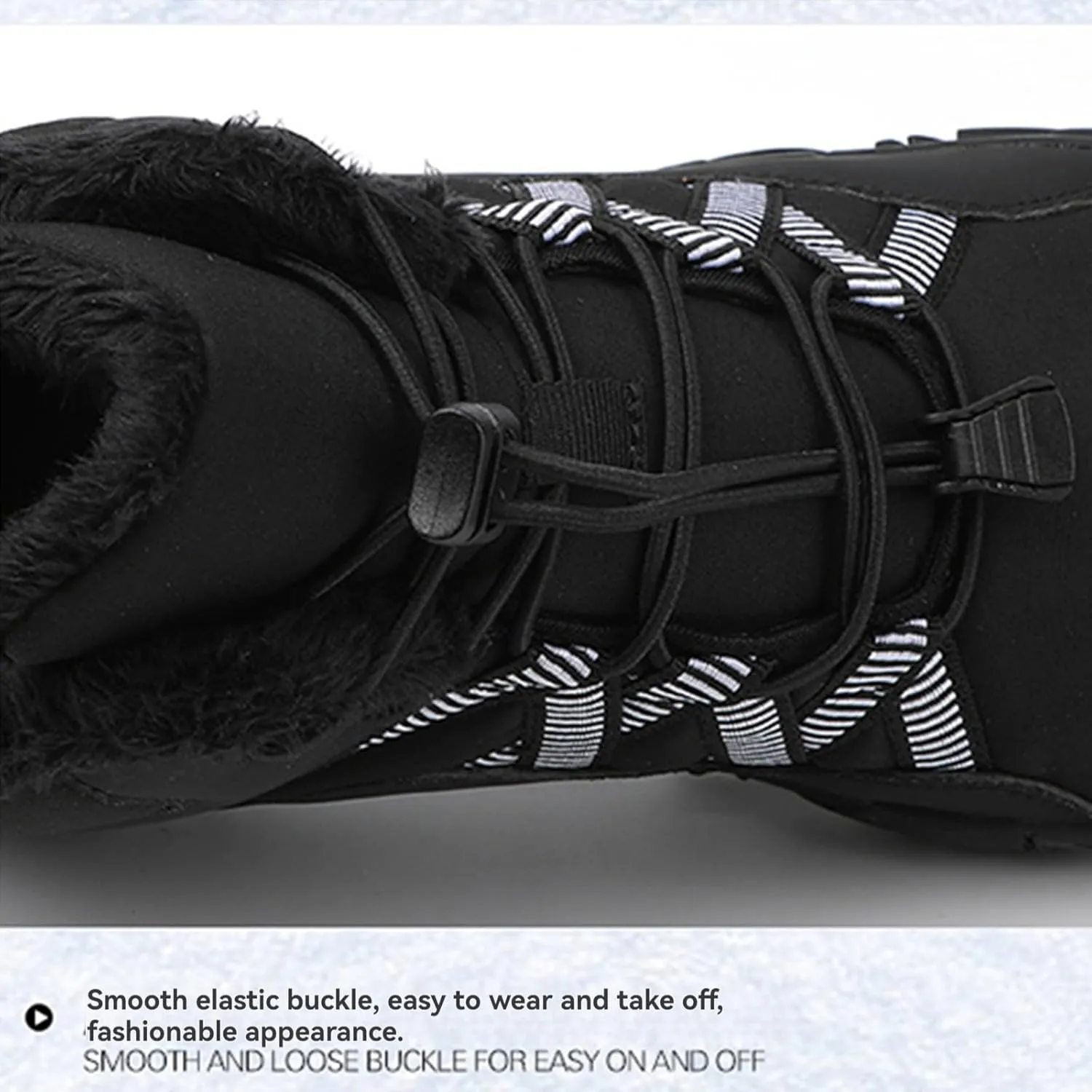 Mmoneyake Winter Snow Shoes for Women Men Warm Fur Lined Waterproof Snow Sneakers Minimalist Boot Barefoot Warm Ankle Booties Hiking Trekking Boots Comfortable Outdoor Anti Slip Shoes 2025