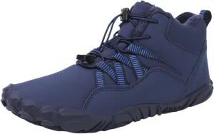 Mmoneyake Winter Snow Shoes for Women Men Warm Fur Lined Waterproof Snow Sneakers Minimalist Boot Barefoot Warm Ankle Booties Hiking Trekking Boots Comfortable Outdoor Anti Slip Shoes 2025