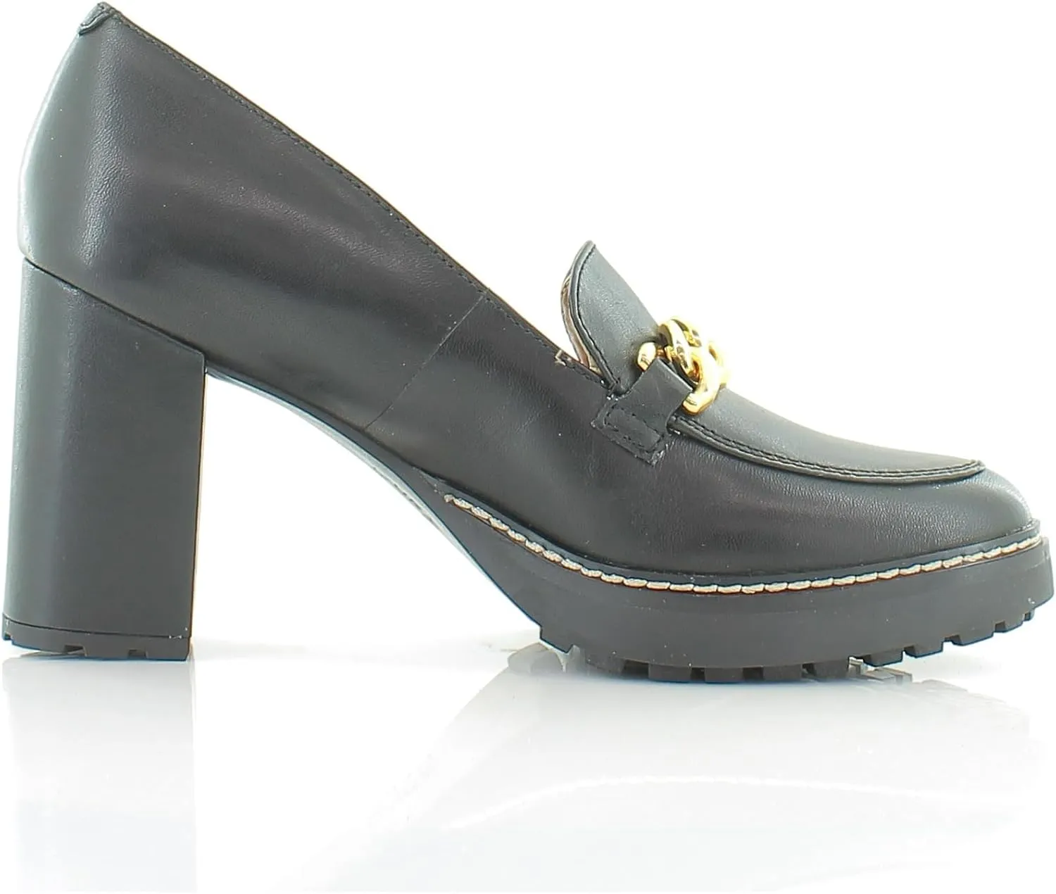 Naturalizer Women's Callie-Moc Loafer Pump Black Leather 8.5 M