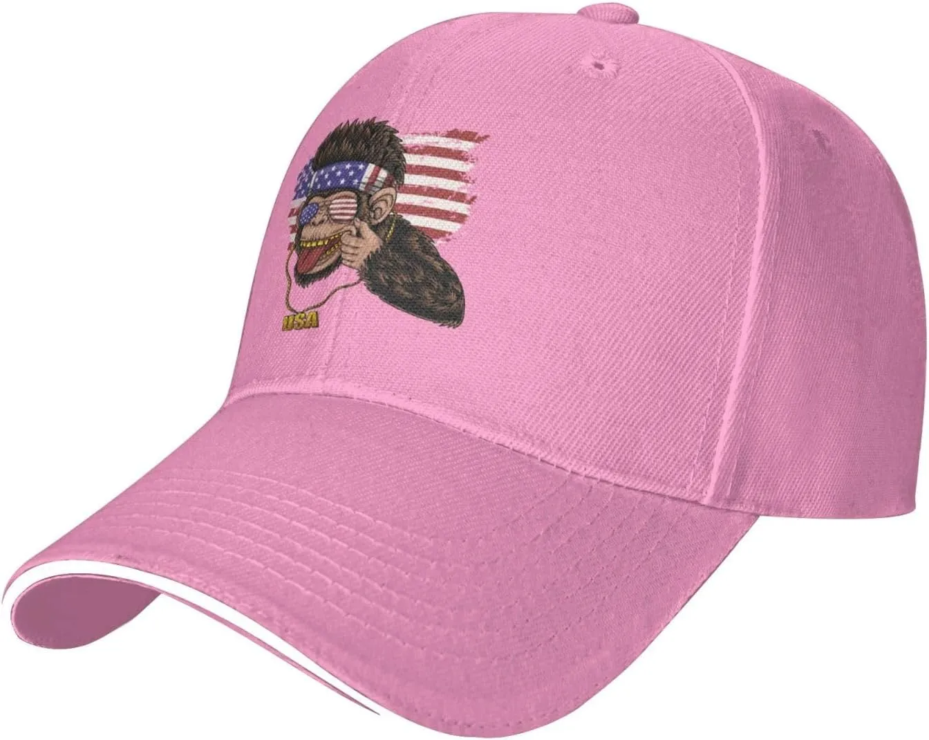 Naughty Monkey Baseball Cap Women Men Sun Hat Adjustable Trucker Hats Golf Caps
