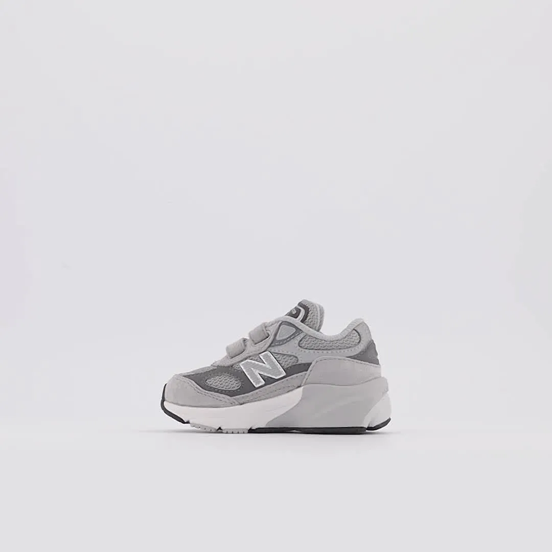 New Balance Kids' 990 V6 Hook & Loop Sneaker