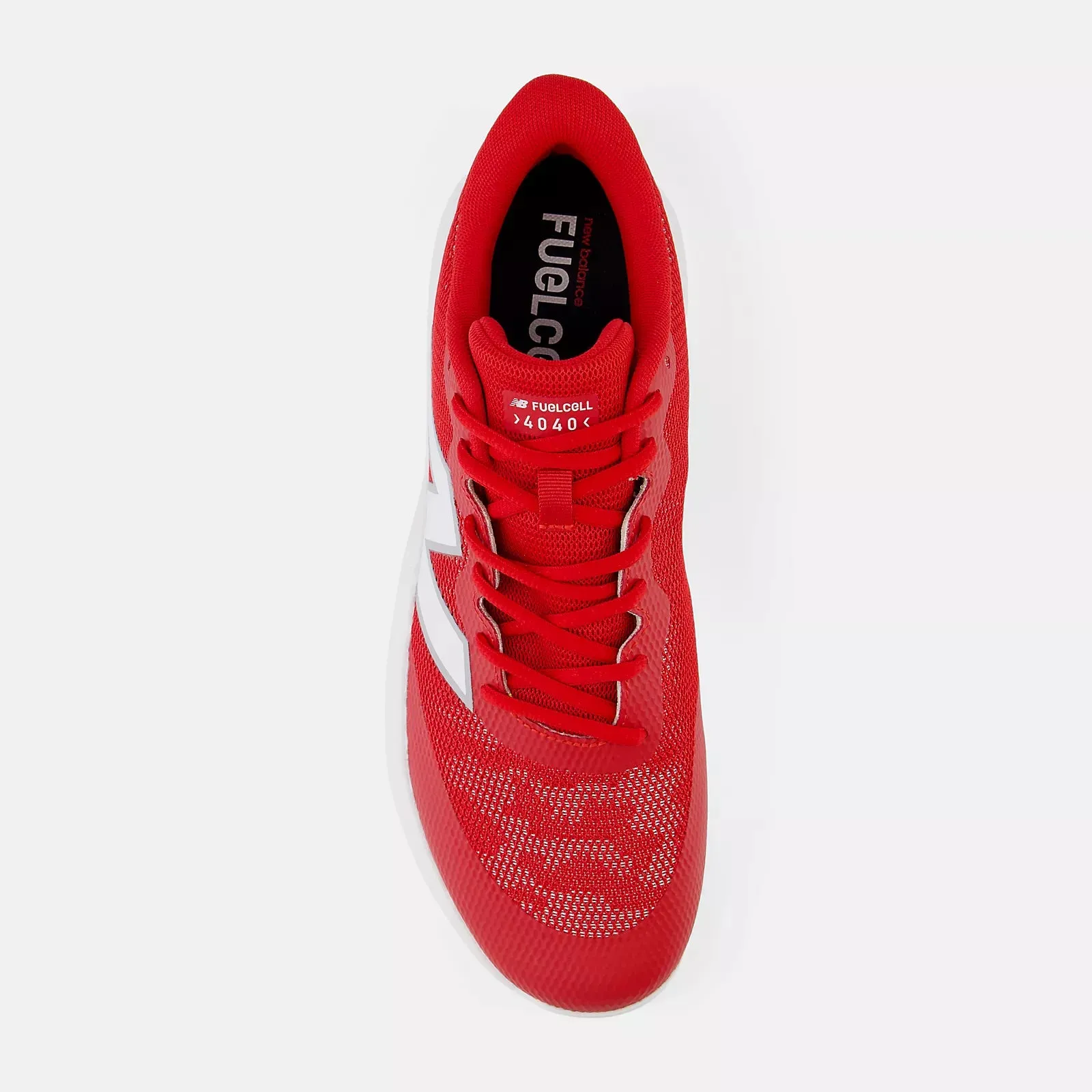NEW Women's NEW BALANCE FUELCELL 4040V7 TURF TRAINER Team Red White LEATHER Shoes AUTHENTIC IN BOX