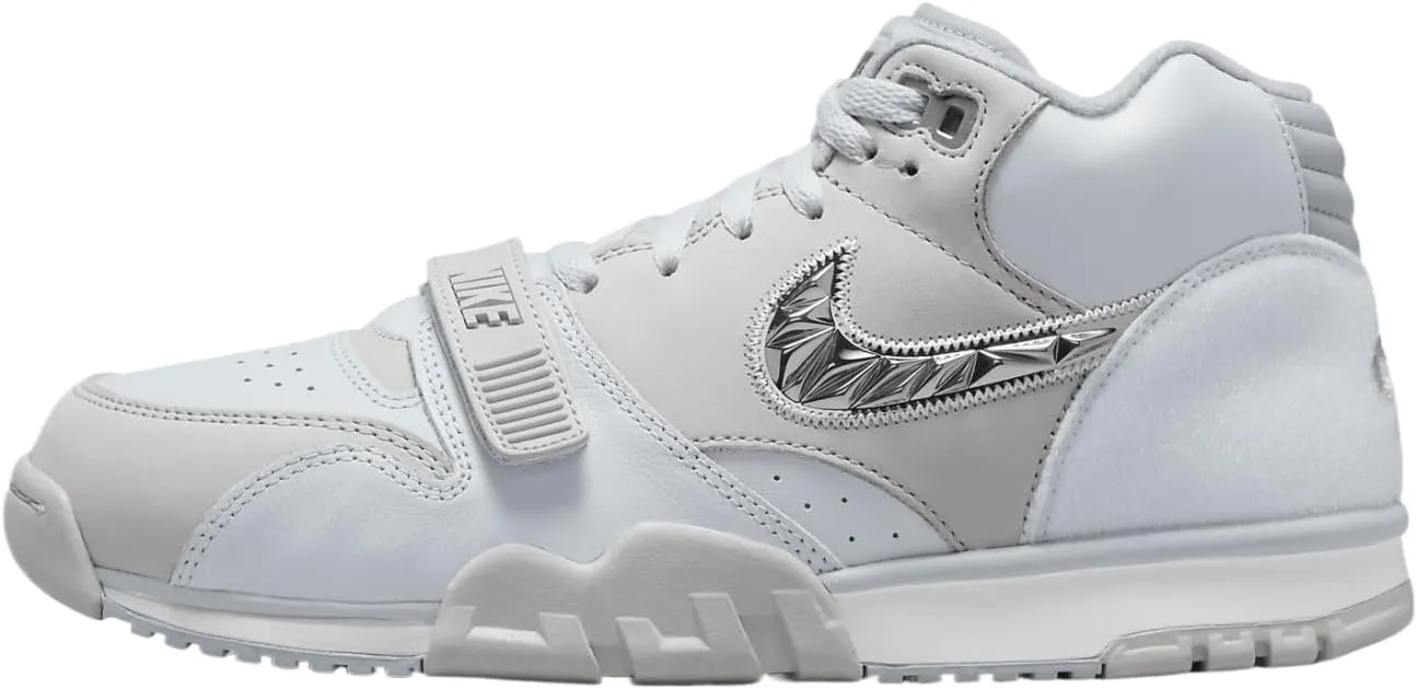 Nike Air Trainer 1 "SB LVIII Men's Shoes (FJ6195-002, Pure Platinum/White/Wolf Grey/Metallic Silver) Size 12