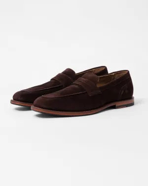 Oliver Sweeney Buckland Mens Suede Penny Loafers