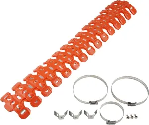 Orange Pipe Heat Shield Cover Guard Protector Compatible with KTM SX/XC/EXC/EXC/XC-W/TPI Six Days 125/250/300 2012-2023 Compatible with BETA RR 2T 250/300 2013-2023 See Fitment