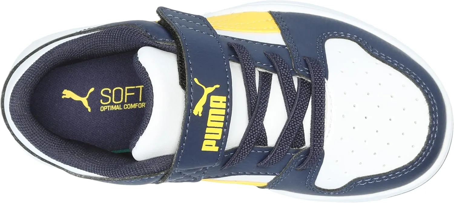 PUMA Unisex-Child Rebound Layup Hook and Loop Sneaker