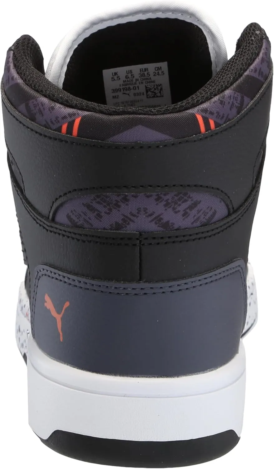 PUMA Unisex-Child Rebound Layup Synthetic Leather Hook and Loop Sneaker