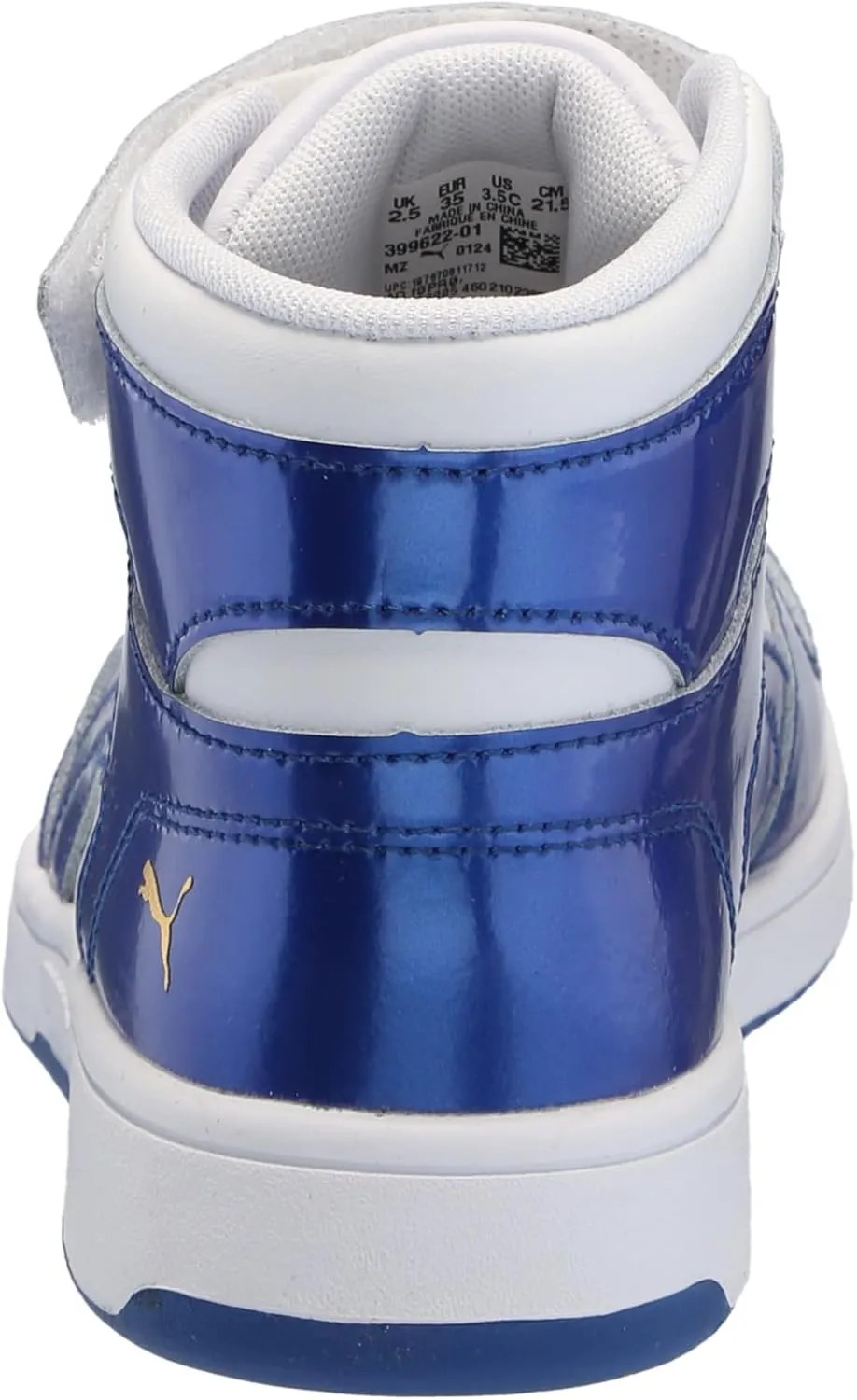 PUMA Unisex-Child Rebound Layup Synthetic Leather Hook and Loop Sneaker