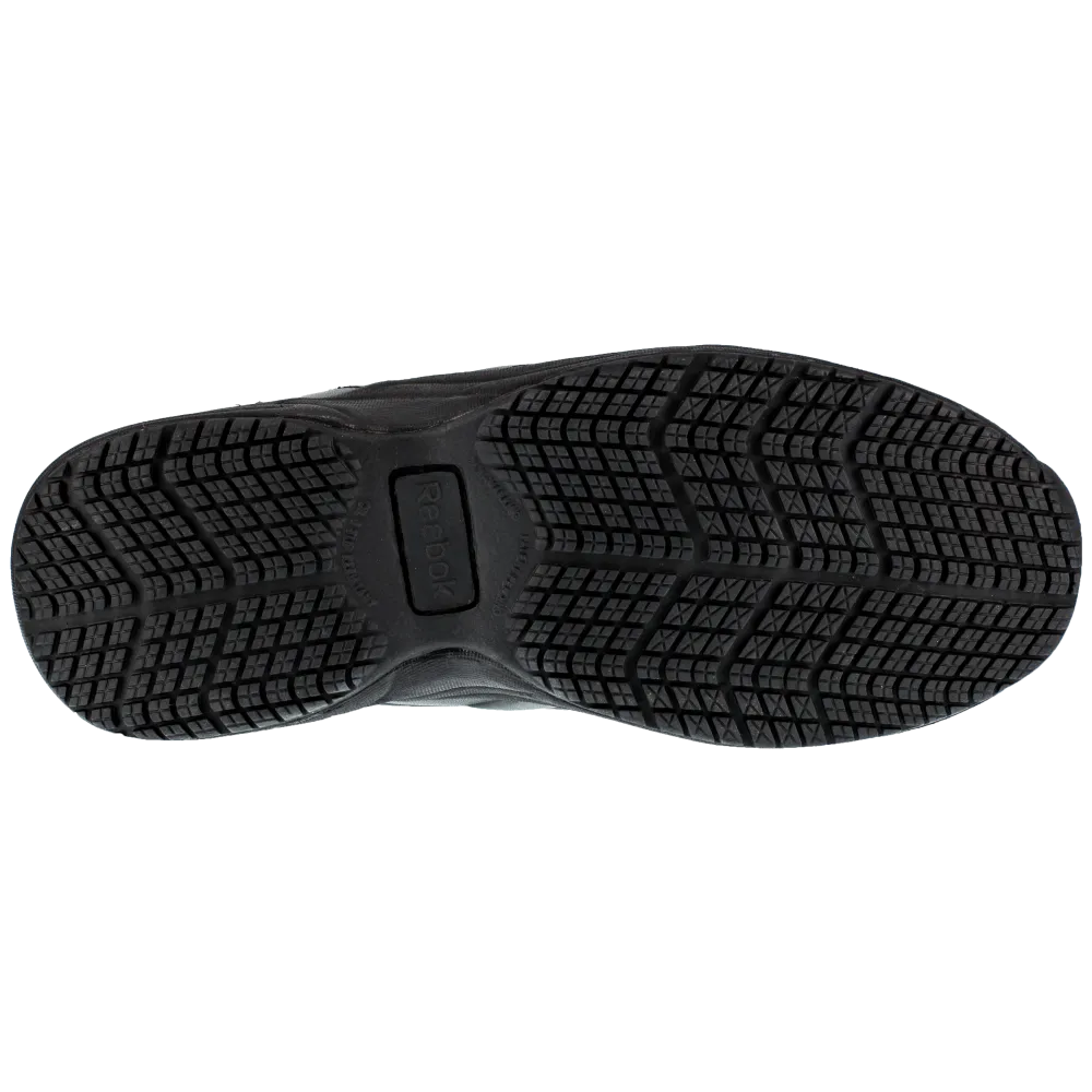 Reebok Jorie Street Sport Jogger Composite Toe Work Shoe RB186 - Black Leather - Women