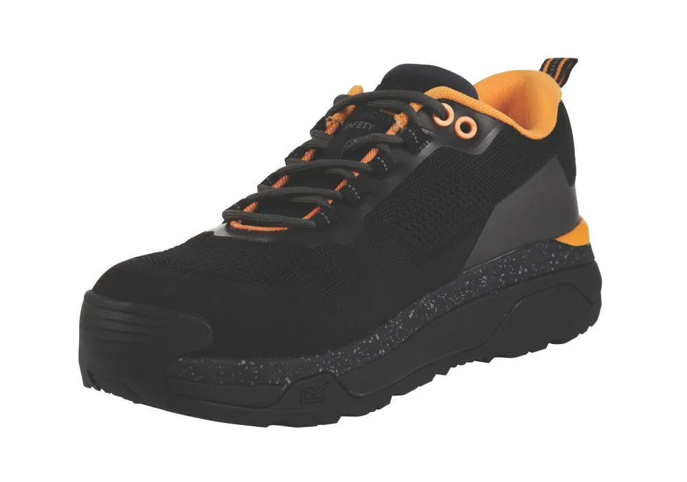 Regatta Crossfort S1 Safety Trainer Metal Free   Safety Boots Black/Gun Metal Size 10