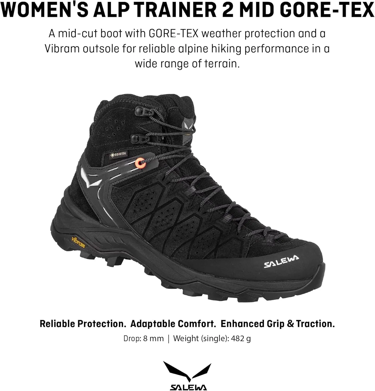Salewa Women's Alp Trainer 2 Mid Gore-Tex Waterproof GTX Hiking Boot