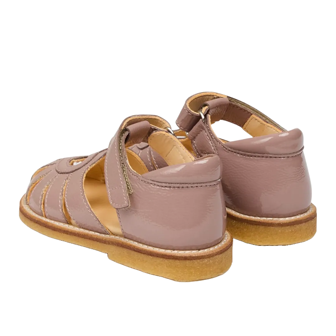 Sandal with heart detail and velcro closure