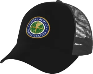 Seal of The United States Federal Aviation Administration Baseball Cap Adjustable for Men Women Breathable Mesh Back Baseball Caps Casual Outdoor Hat Trucker Hat