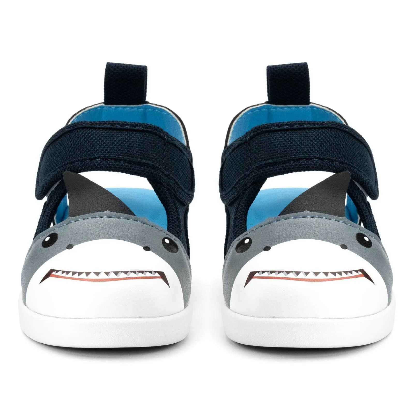 Shark Squeaky Toddler Sandals | Blue