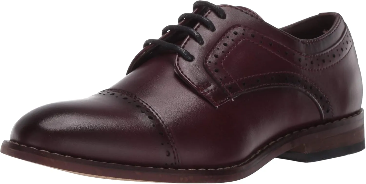 STACY ADAMS Unisex-Child Dickinson Cap-Toe Oxford